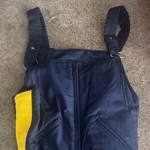 Salomon Navy and Yellow Men's Overalls